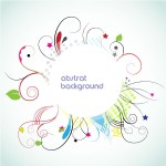 Abstract Floral Background