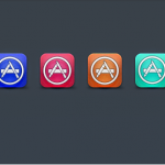 Appstore PSD Icon
