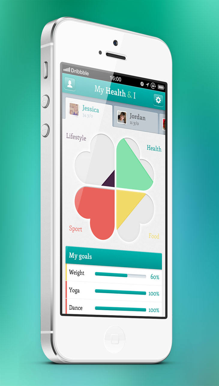 My Health iPhone app