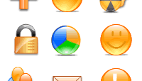 Orange Free Icon Set
