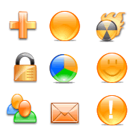 Orange Free Icon Set