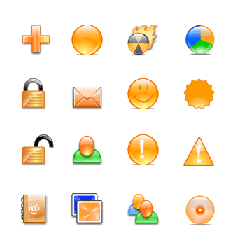 Orange Free Icon Set
