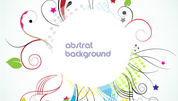 Abstract Floral Background