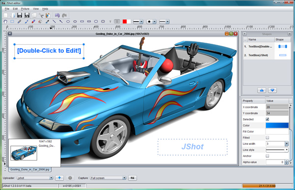 JShot is a free and multiplatform screen capture