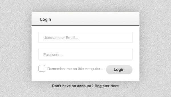 Login Form