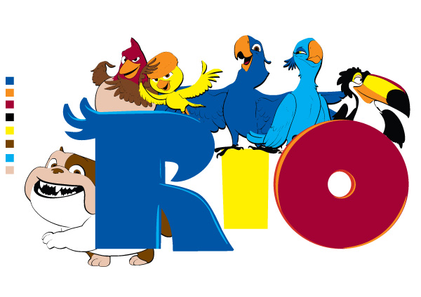 Rio Characters For Screen Printing Life And Tech Shots Magazine