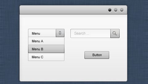 Black-and-White-GUI-Kit