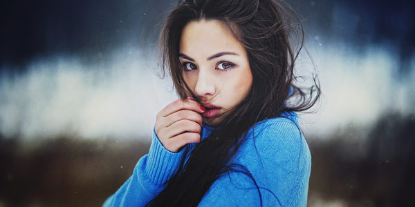 9 Beautiful Winter Portrait Images
