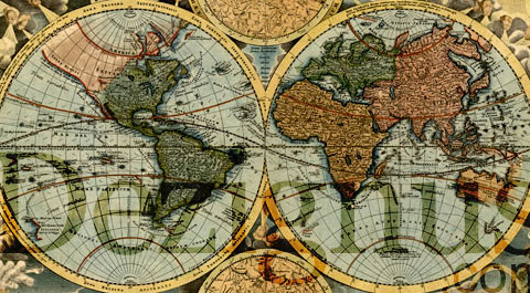historic world map