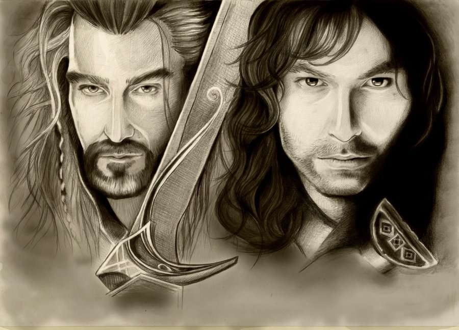 The Hobbit. Thorin and Kili
