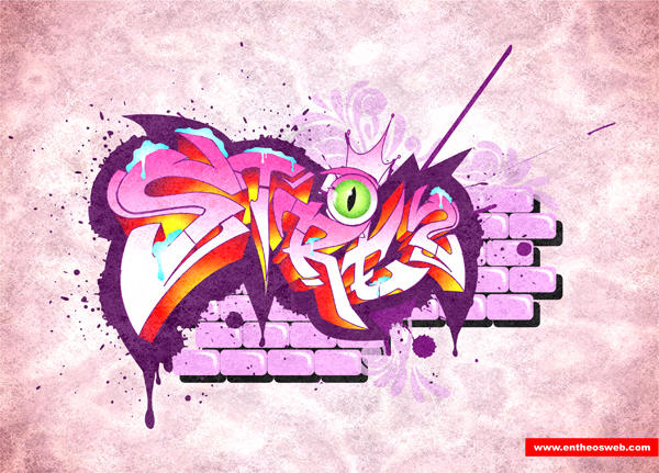 Create Quick Graffiti Text Effects with Coreldraw