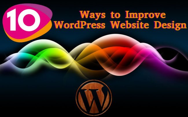 ways to improve wordpress website design