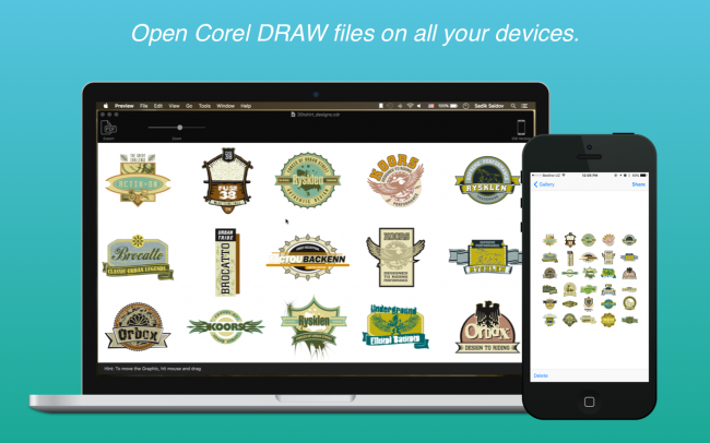 CorelDRAW File Viewer for macOS