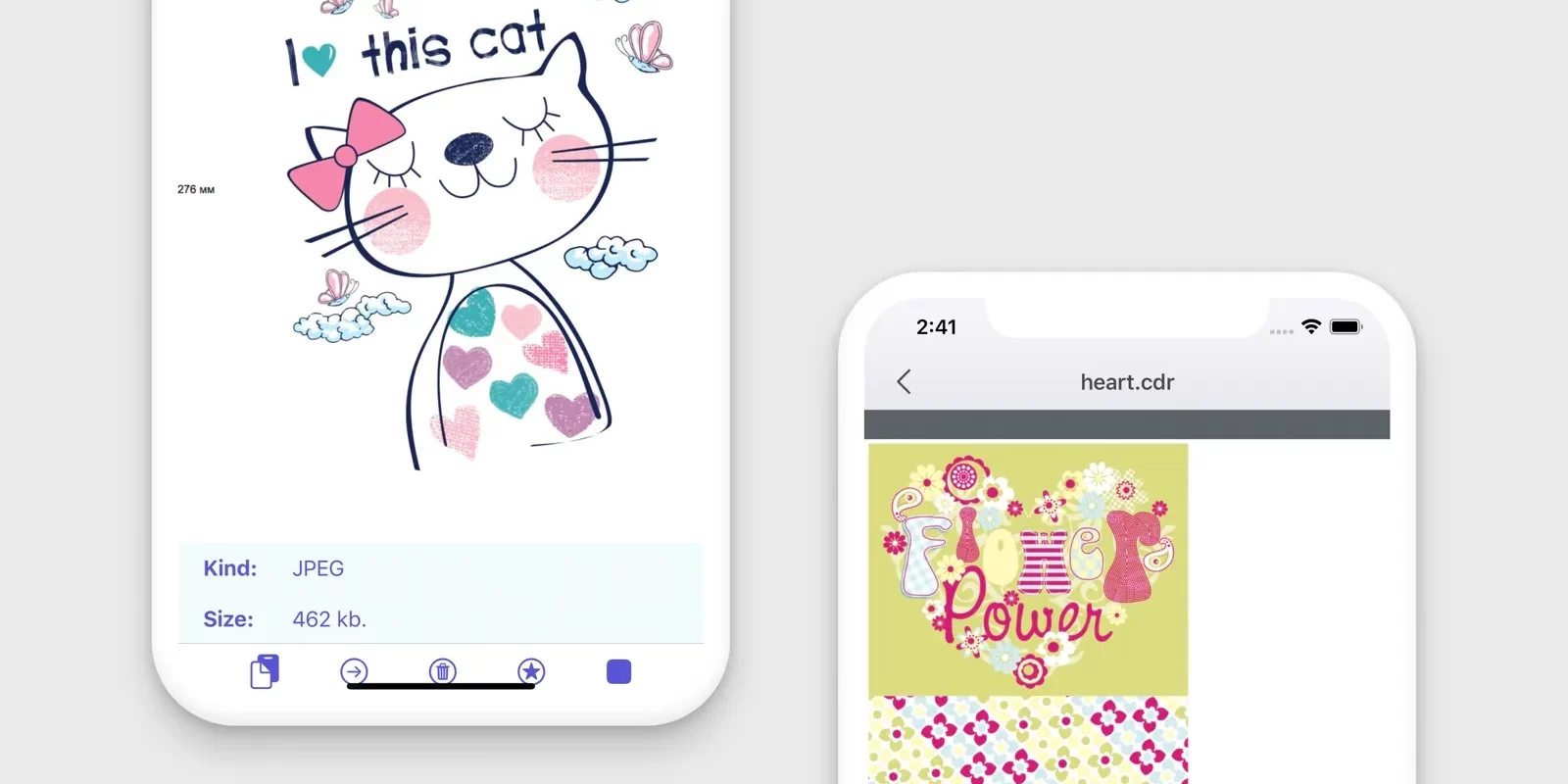 Open and export CorelDRAW files on iPhone and iPad, send to friends. Download VectorView for iOS.