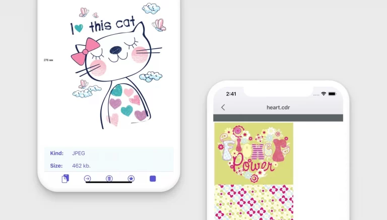 Open and export CorelDRAW files on iPhone and iPad, send to friends. Download VectorView for iOS.