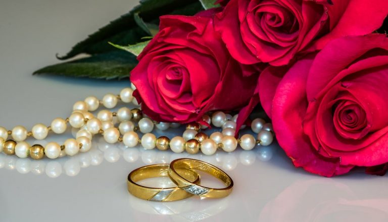 Two Gold-colored Rings