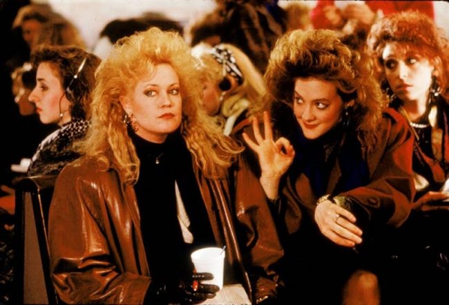 The insane 80s hair, make-up and fashion