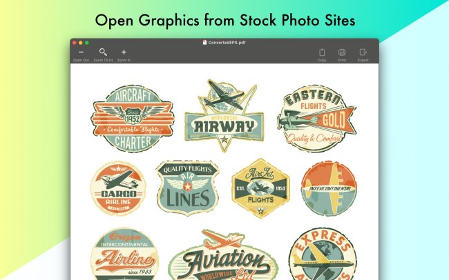 How to open and convert PostScript files