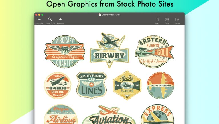 How to open and convert PostScript files