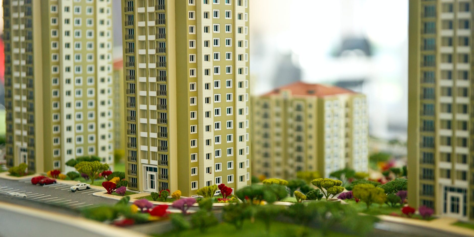 a high raised concrete building