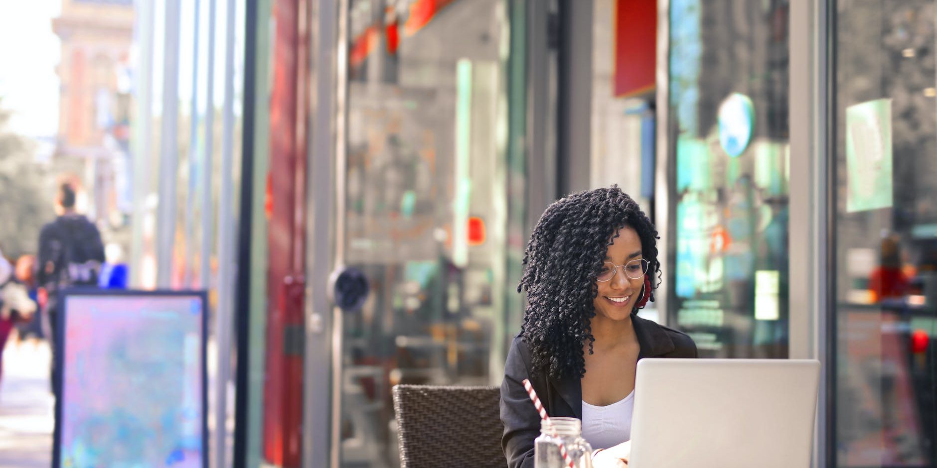 woman in black long sleeve shirt sitting on chair
