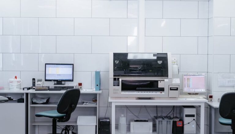 medical equipments in the laboratory