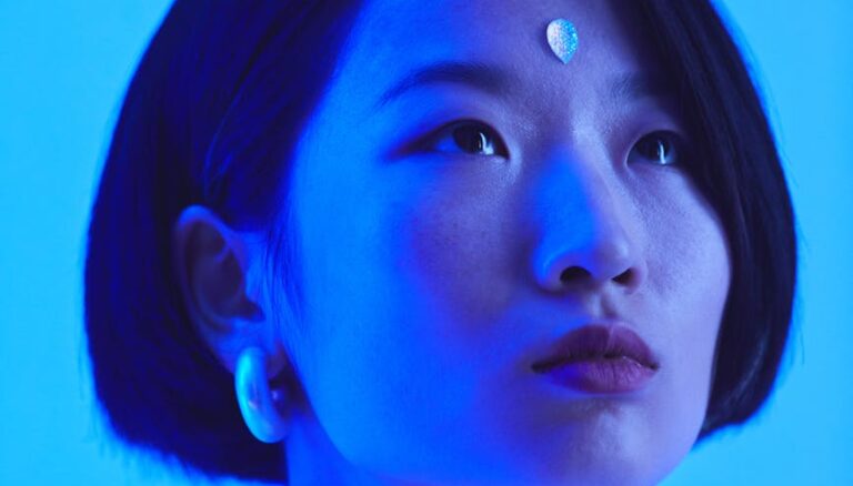 woman in white crew neck shirt