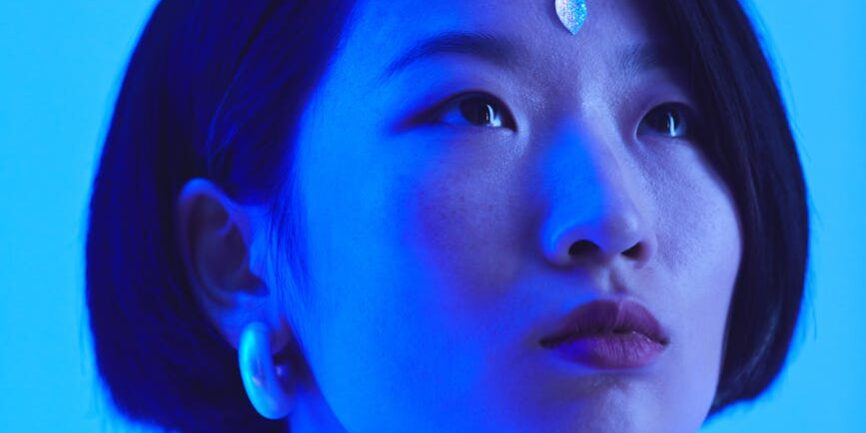 woman in white crew neck shirt