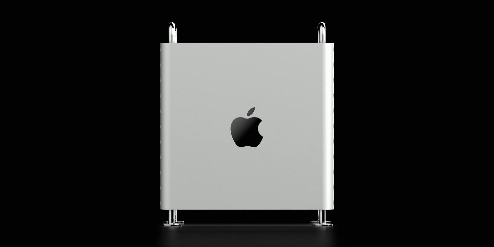 silver macbook with black background