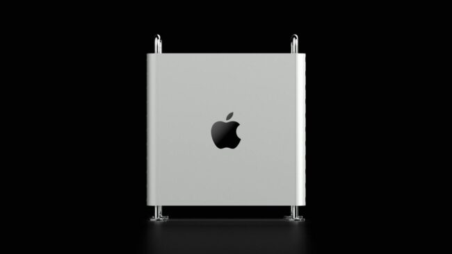 silver macbook with black background