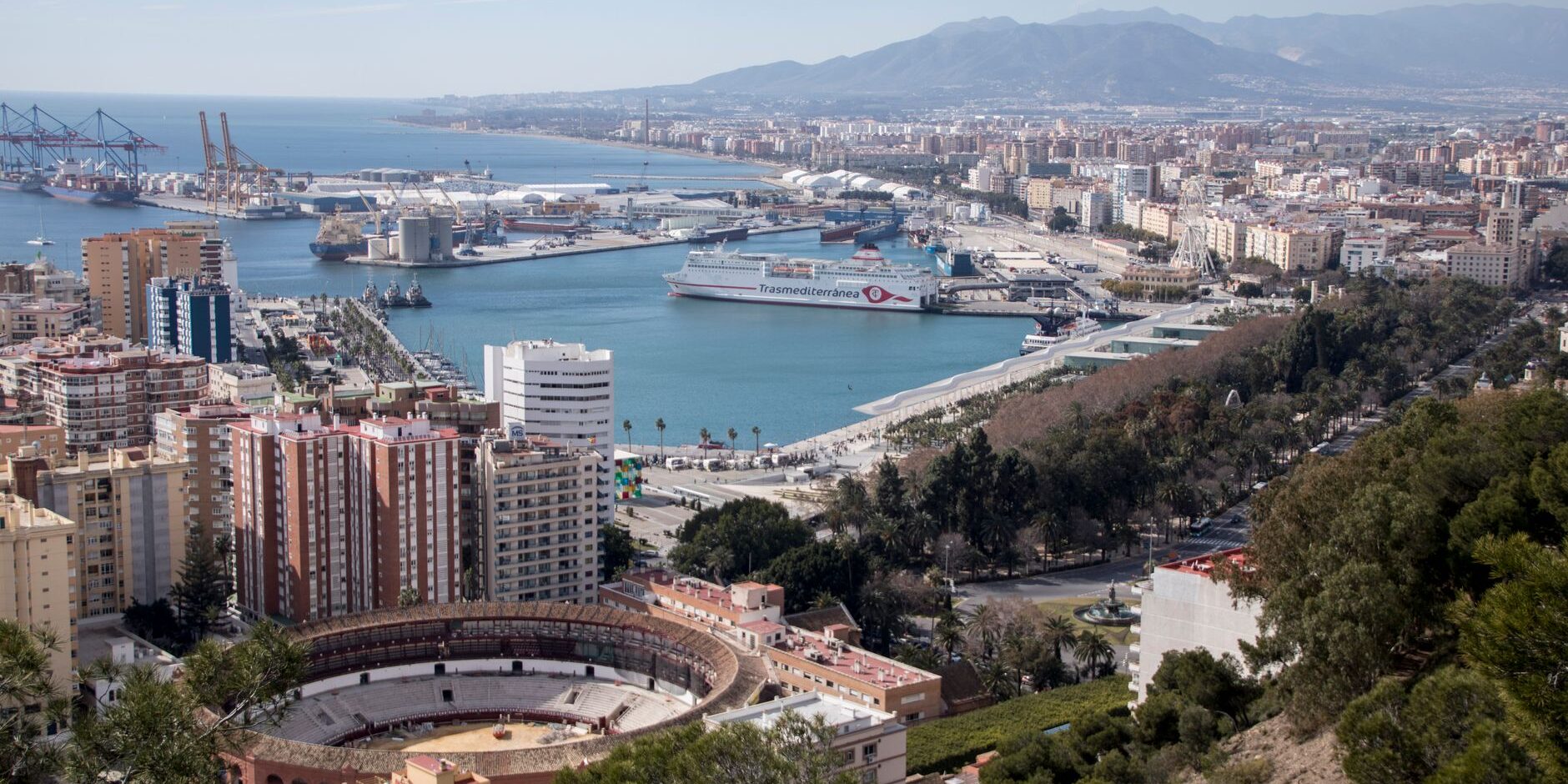 aerial view of a metropolitan area